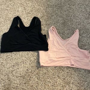 Kindred Bravely | French Terry Racerback Nursing & Sleep Bra Lot - medium NWOT